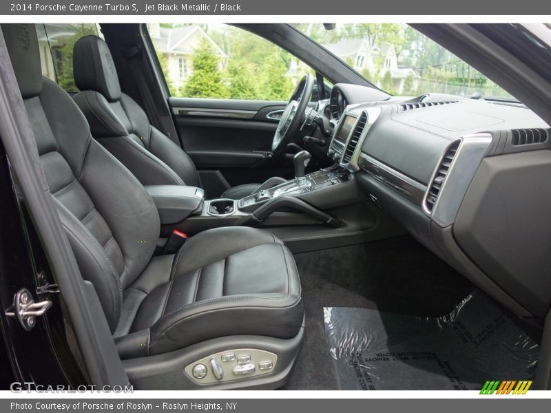 Jet Black Metallic / Black 2014 Porsche Cayenne Turbo S