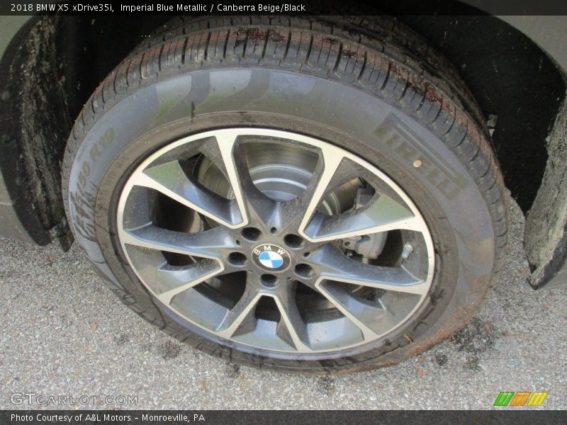 Imperial Blue Metallic / Canberra Beige/Black 2018 BMW X5 xDrive35i