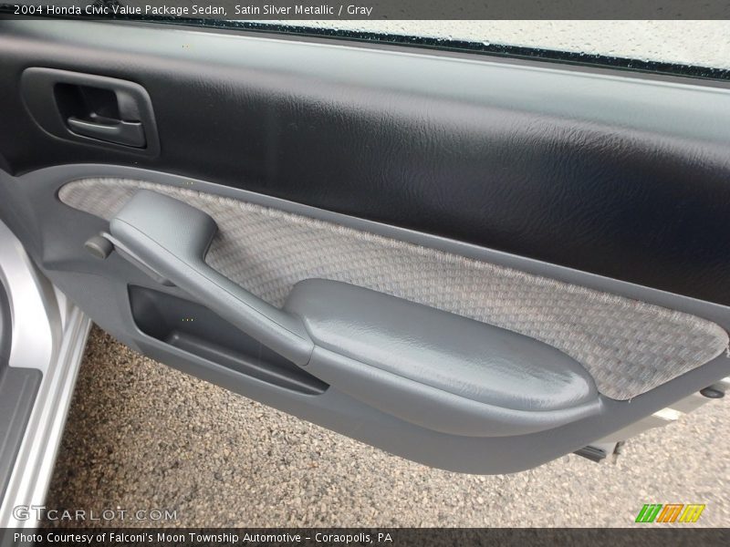 Satin Silver Metallic / Gray 2004 Honda Civic Value Package Sedan