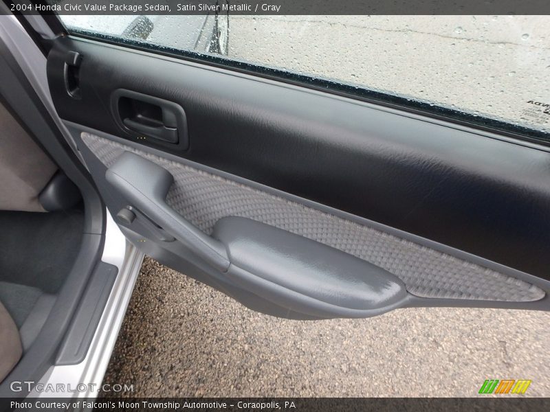 Satin Silver Metallic / Gray 2004 Honda Civic Value Package Sedan