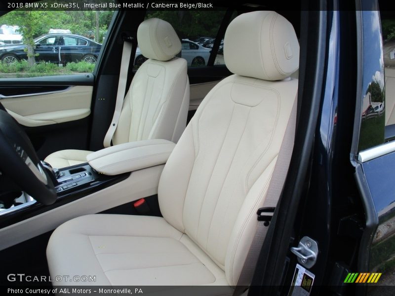 Imperial Blue Metallic / Canberra Beige/Black 2018 BMW X5 xDrive35i