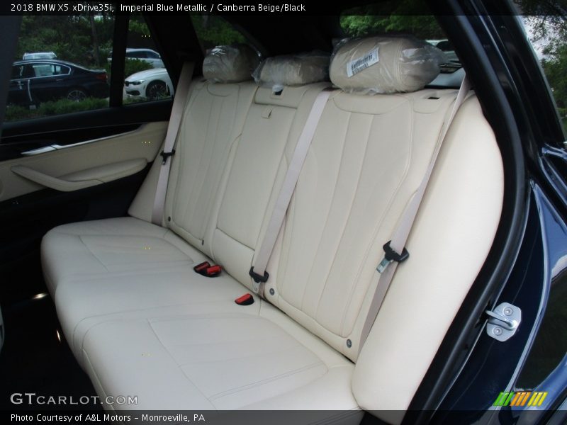 Imperial Blue Metallic / Canberra Beige/Black 2018 BMW X5 xDrive35i
