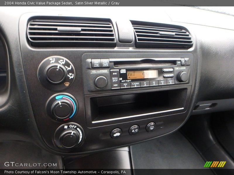 Satin Silver Metallic / Gray 2004 Honda Civic Value Package Sedan