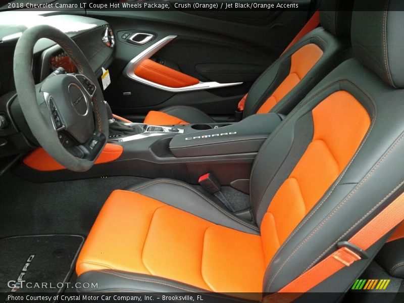 Front Seat of 2018 Camaro LT Coupe Hot Wheels Package