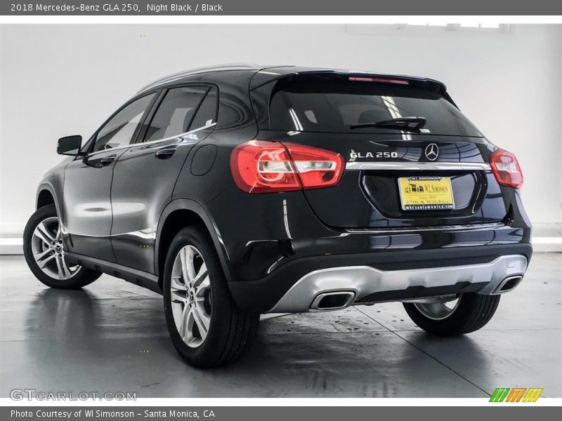 Night Black / Black 2018 Mercedes-Benz GLA 250