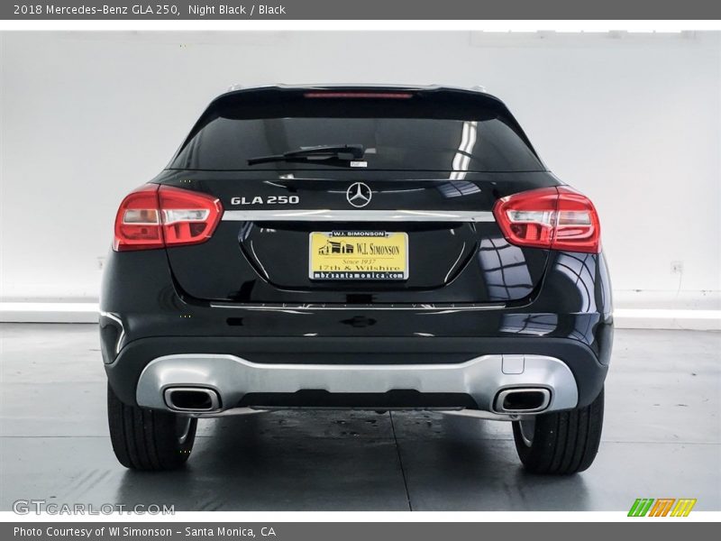 Night Black / Black 2018 Mercedes-Benz GLA 250