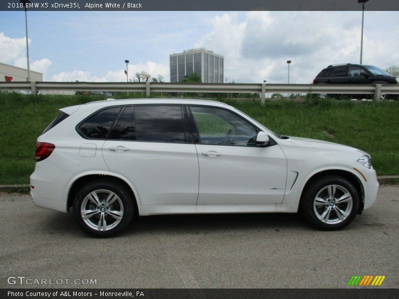 Alpine White / Black 2018 BMW X5 xDrive35i