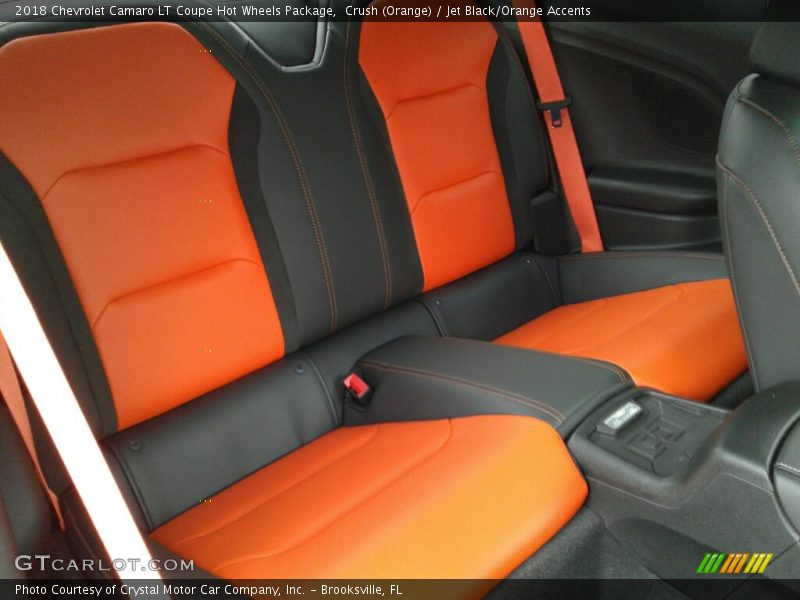 Rear Seat of 2018 Camaro LT Coupe Hot Wheels Package