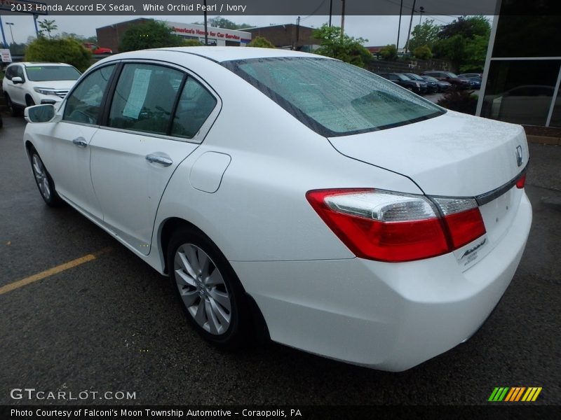 White Orchid Pearl / Ivory 2013 Honda Accord EX Sedan