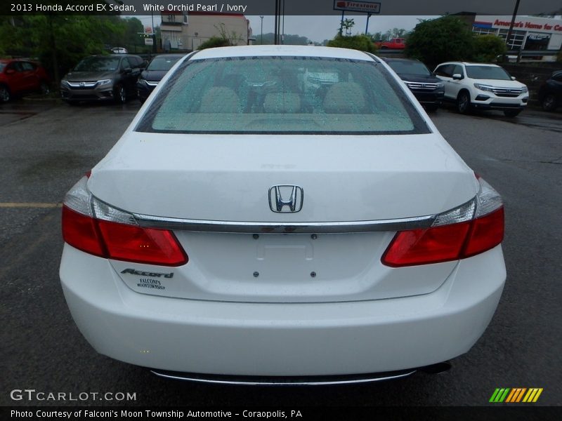 White Orchid Pearl / Ivory 2013 Honda Accord EX Sedan