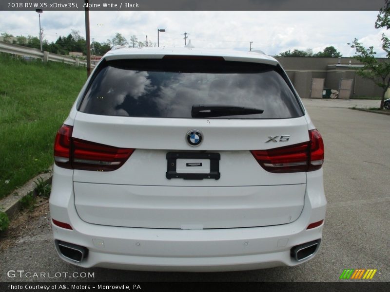 Alpine White / Black 2018 BMW X5 xDrive35i