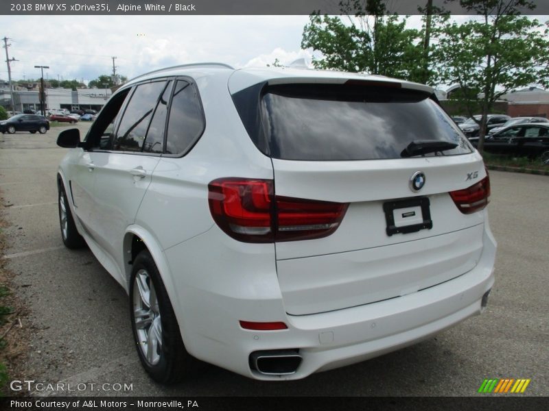 Alpine White / Black 2018 BMW X5 xDrive35i