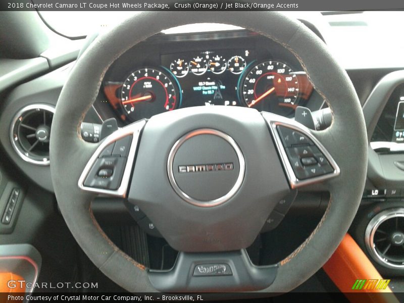 Crush (Orange) / Jet Black/Orange Accents 2018 Chevrolet Camaro LT Coupe Hot Wheels Package