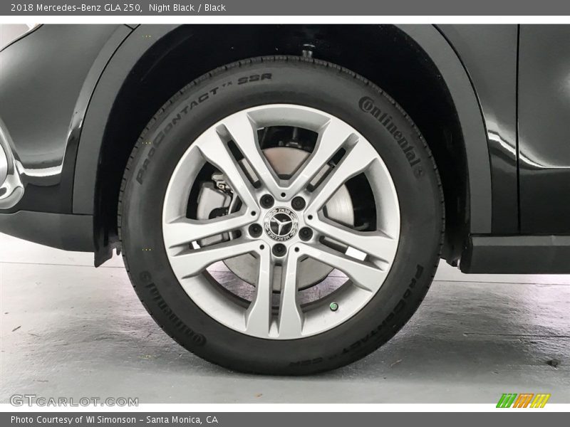 Night Black / Black 2018 Mercedes-Benz GLA 250