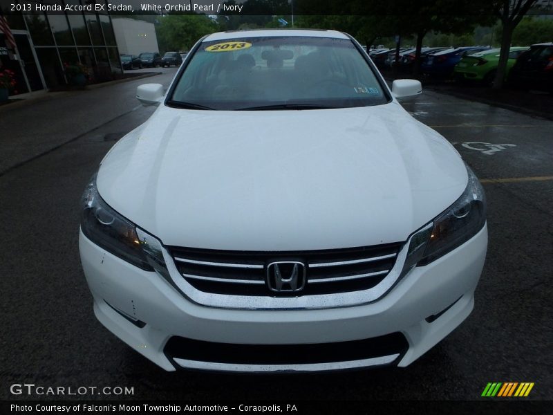 White Orchid Pearl / Ivory 2013 Honda Accord EX Sedan