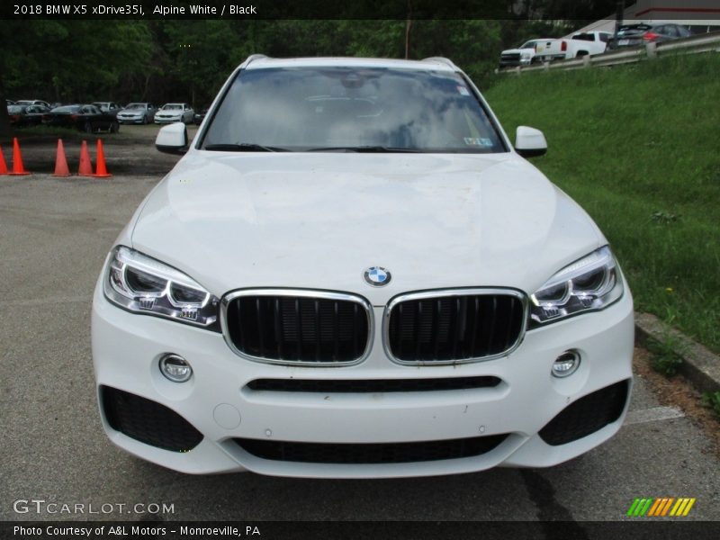 Alpine White / Black 2018 BMW X5 xDrive35i