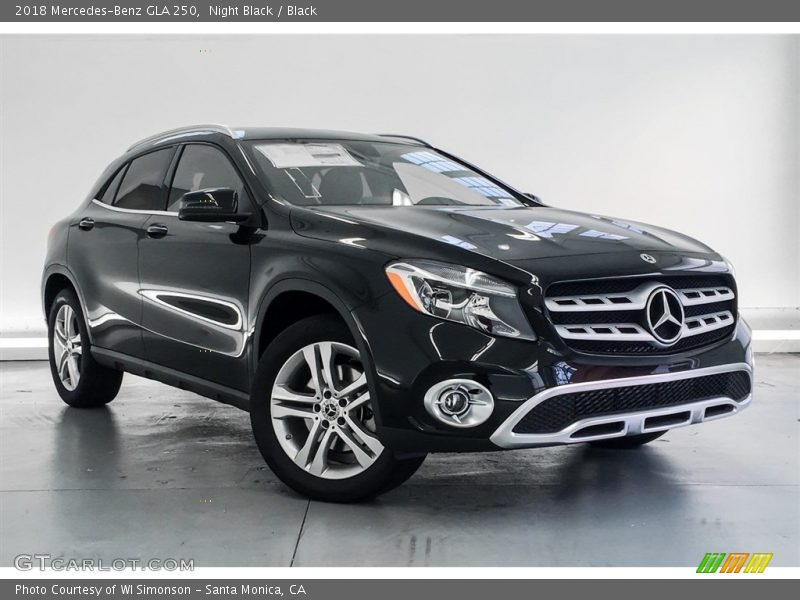 Night Black / Black 2018 Mercedes-Benz GLA 250