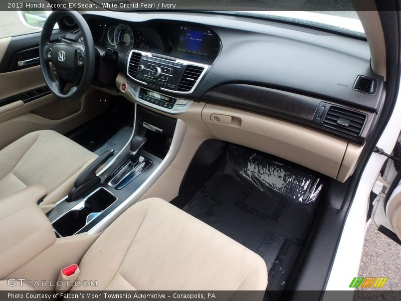 White Orchid Pearl / Ivory 2013 Honda Accord EX Sedan