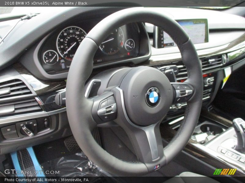Alpine White / Black 2018 BMW X5 xDrive35i