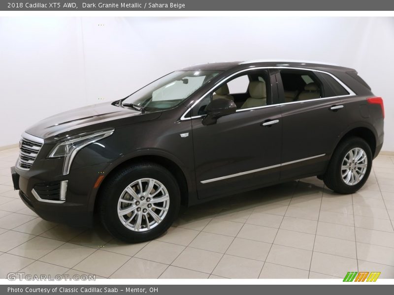 Dark Granite Metallic / Sahara Beige 2018 Cadillac XT5 AWD