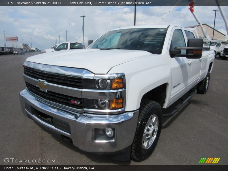 Summit White / Jet Black/Dark Ash 2015 Chevrolet Silverado 2500HD LT Crew Cab 4x4