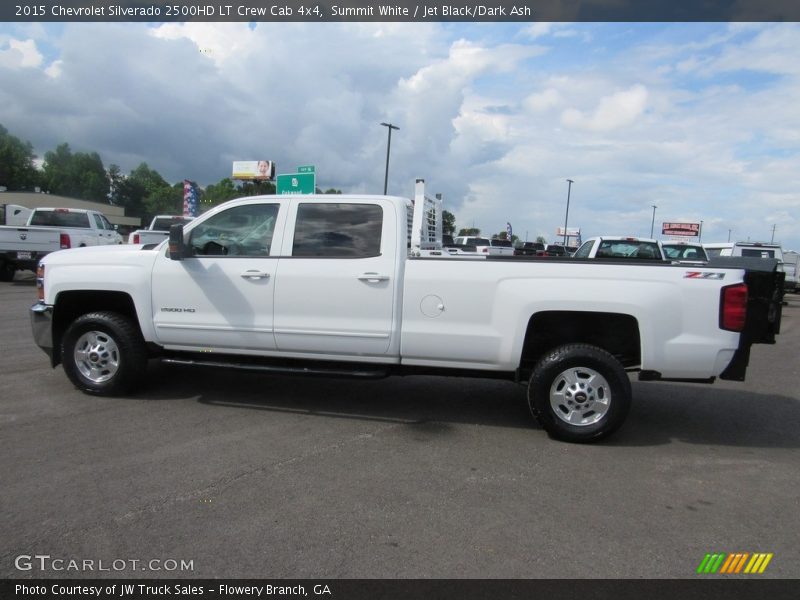 Summit White / Jet Black/Dark Ash 2015 Chevrolet Silverado 2500HD LT Crew Cab 4x4