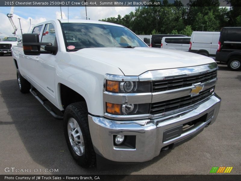 Summit White / Jet Black/Dark Ash 2015 Chevrolet Silverado 2500HD LT Crew Cab 4x4
