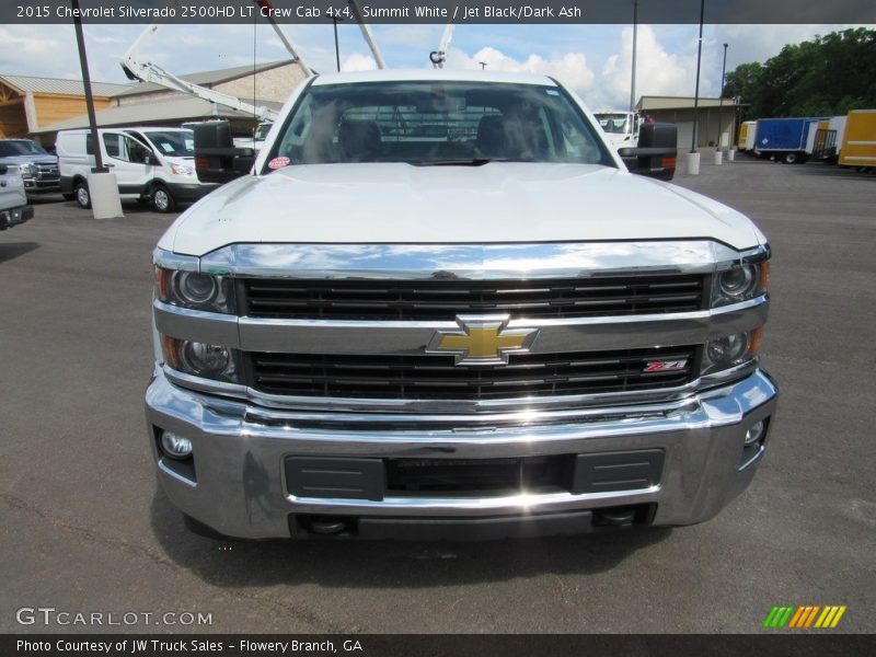 Summit White / Jet Black/Dark Ash 2015 Chevrolet Silverado 2500HD LT Crew Cab 4x4
