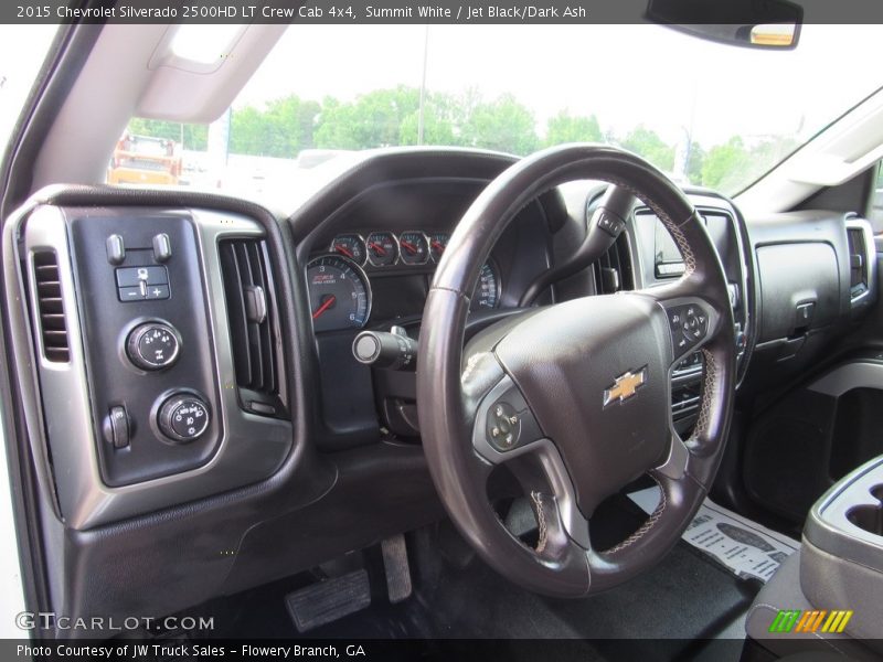 Summit White / Jet Black/Dark Ash 2015 Chevrolet Silverado 2500HD LT Crew Cab 4x4