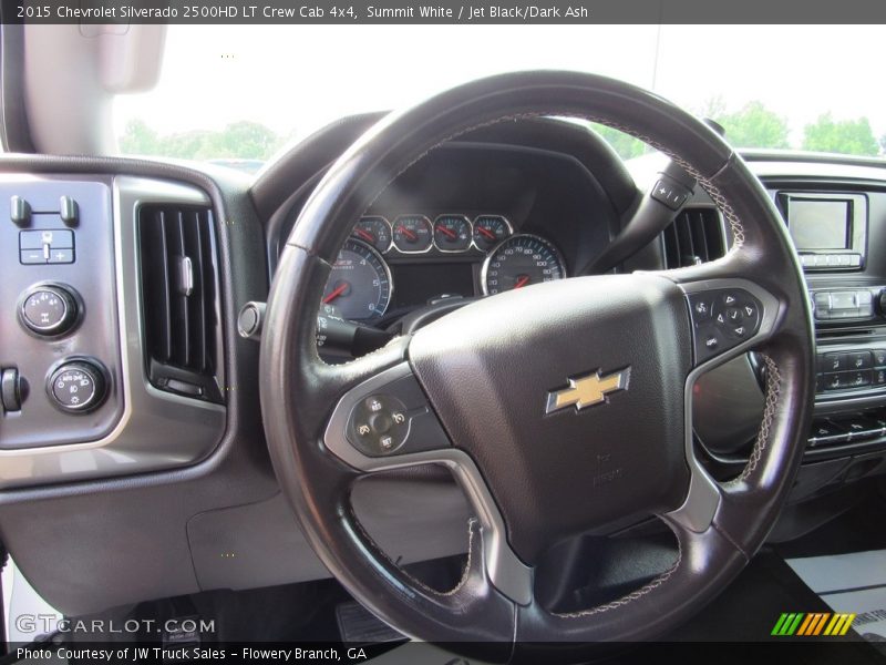 Summit White / Jet Black/Dark Ash 2015 Chevrolet Silverado 2500HD LT Crew Cab 4x4