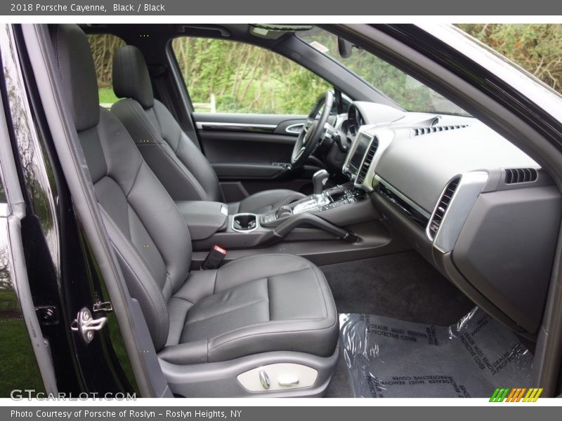 Front Seat of 2018 Cayenne 
