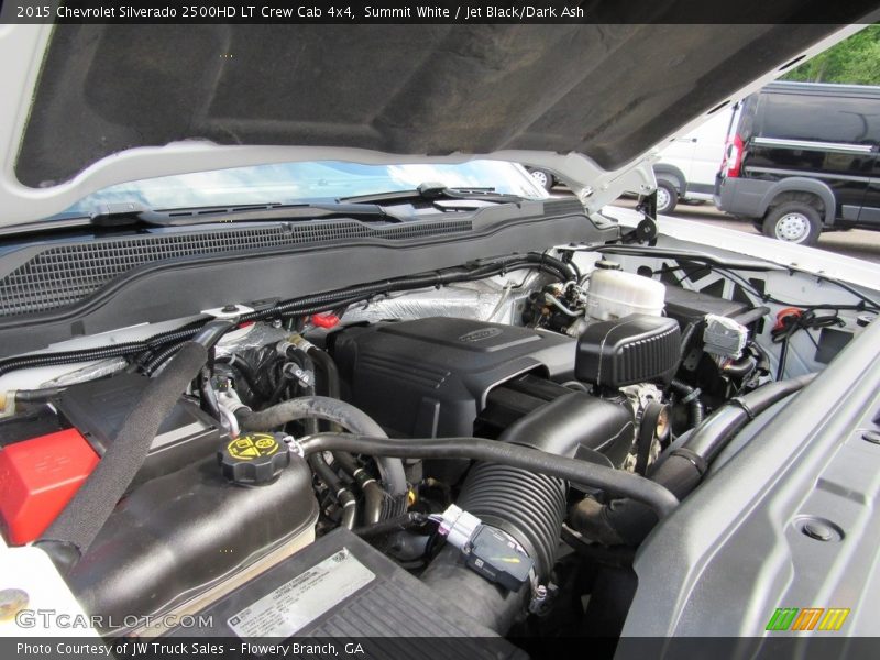 Summit White / Jet Black/Dark Ash 2015 Chevrolet Silverado 2500HD LT Crew Cab 4x4