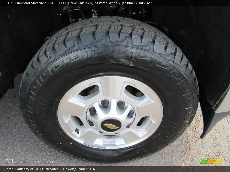 Summit White / Jet Black/Dark Ash 2015 Chevrolet Silverado 2500HD LT Crew Cab 4x4