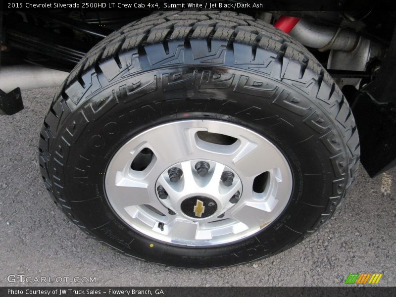 Summit White / Jet Black/Dark Ash 2015 Chevrolet Silverado 2500HD LT Crew Cab 4x4