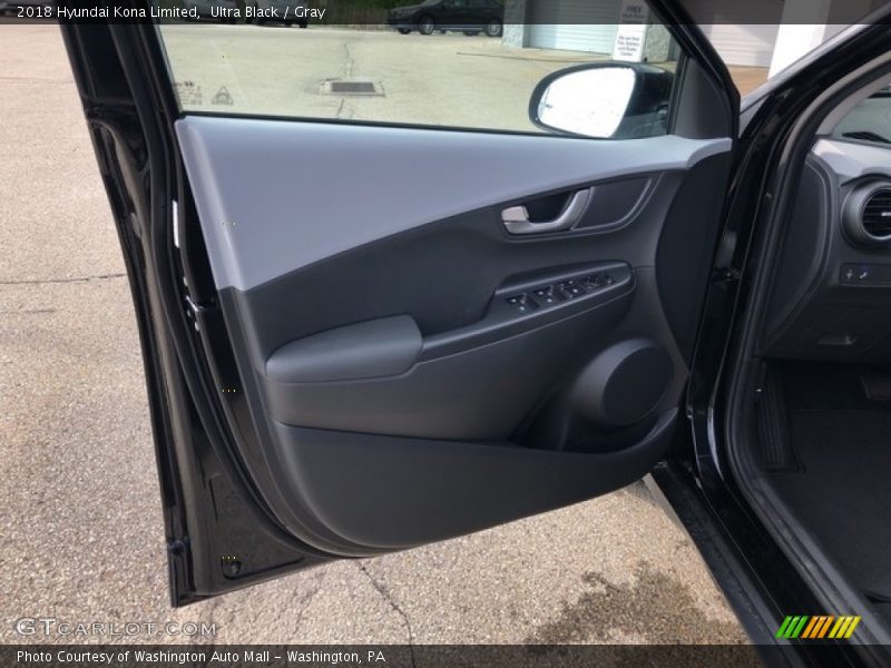 Ultra Black / Gray 2018 Hyundai Kona Limited