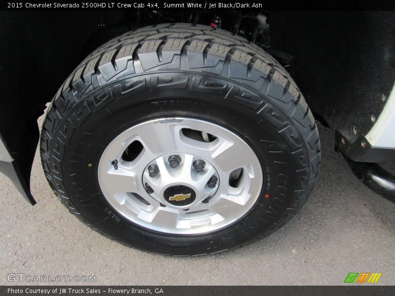 Summit White / Jet Black/Dark Ash 2015 Chevrolet Silverado 2500HD LT Crew Cab 4x4