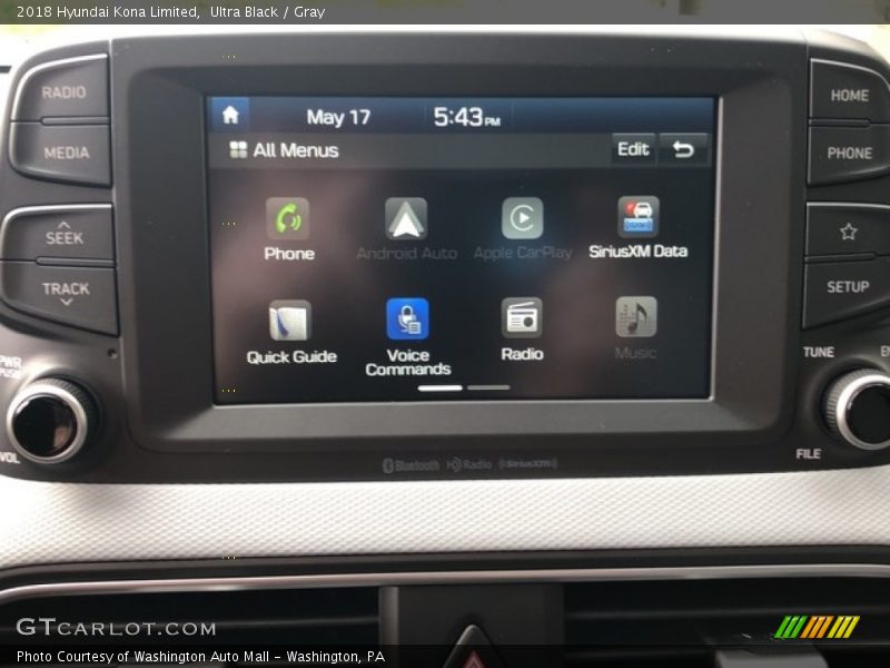 Controls of 2018 Kona Limited