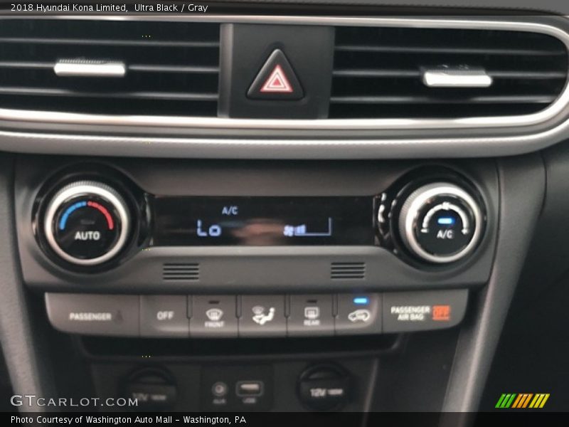 Ultra Black / Gray 2018 Hyundai Kona Limited