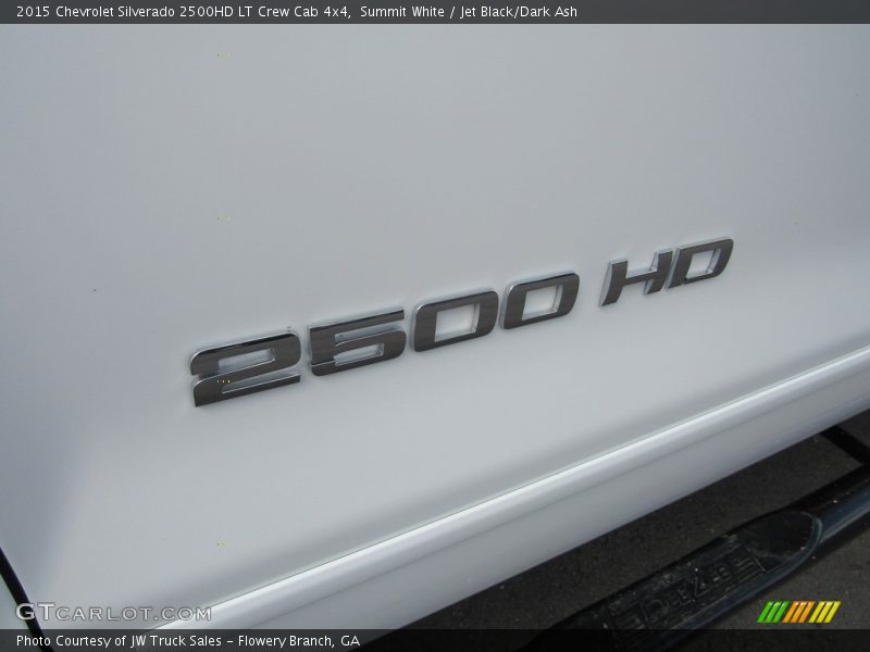 Summit White / Jet Black/Dark Ash 2015 Chevrolet Silverado 2500HD LT Crew Cab 4x4