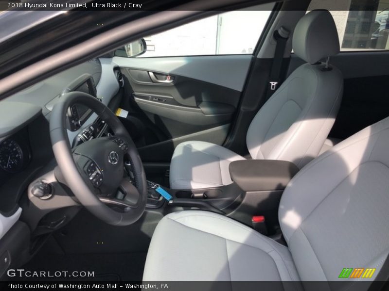 Ultra Black / Gray 2018 Hyundai Kona Limited