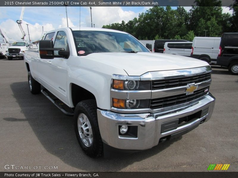Summit White / Jet Black/Dark Ash 2015 Chevrolet Silverado 2500HD LT Crew Cab 4x4