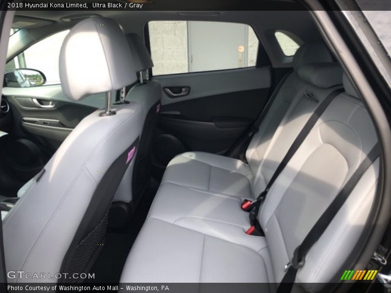 Ultra Black / Gray 2018 Hyundai Kona Limited