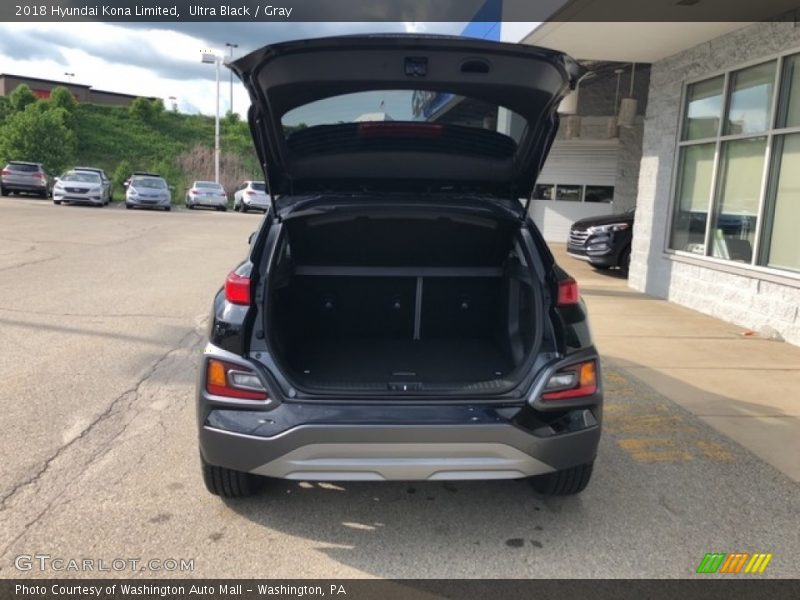 Ultra Black / Gray 2018 Hyundai Kona Limited