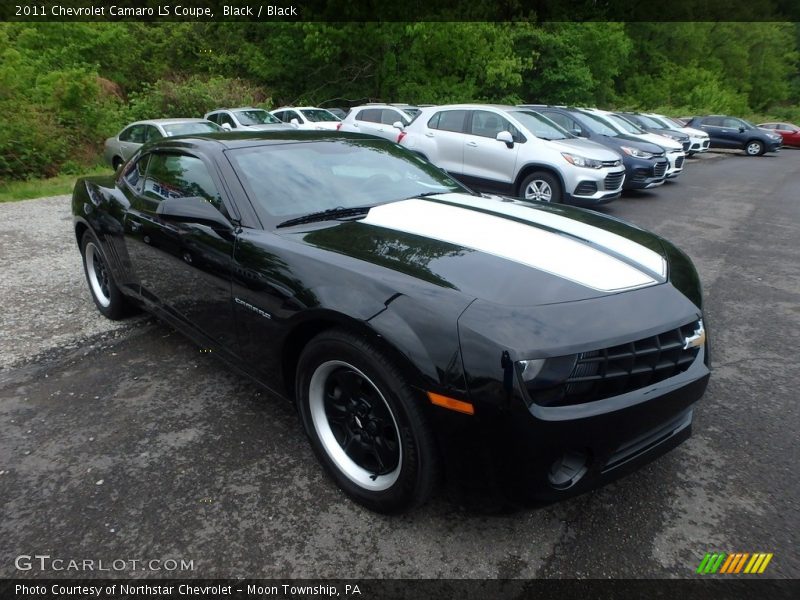 Black / Black 2011 Chevrolet Camaro LS Coupe