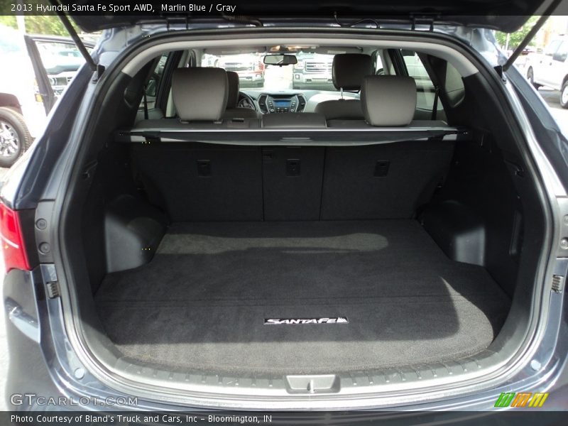 Marlin Blue / Gray 2013 Hyundai Santa Fe Sport AWD