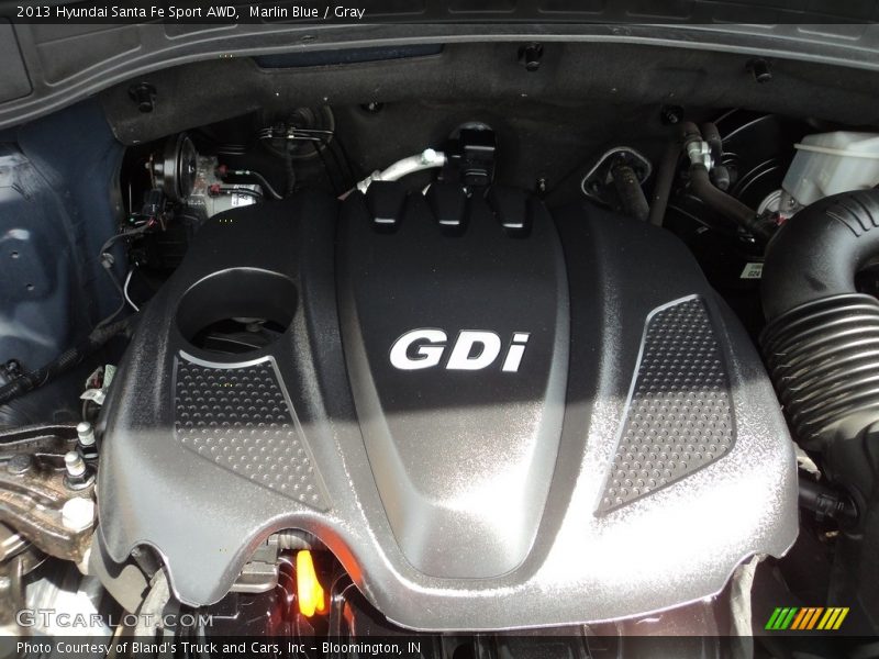 Marlin Blue / Gray 2013 Hyundai Santa Fe Sport AWD