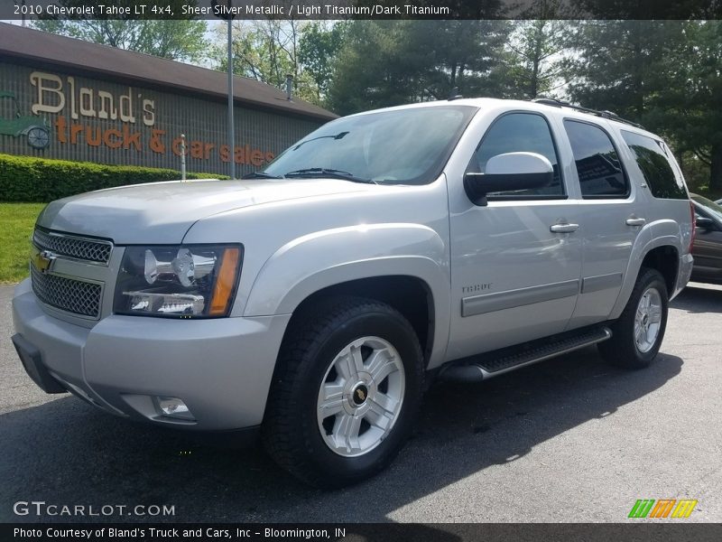 Sheer Silver Metallic / Light Titanium/Dark Titanium 2010 Chevrolet Tahoe LT 4x4