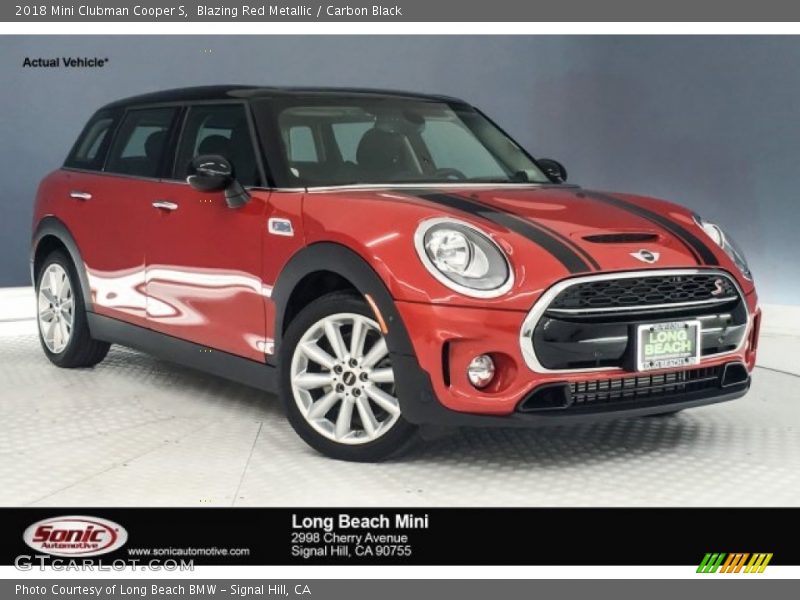 Blazing Red Metallic / Carbon Black 2018 Mini Clubman Cooper S
