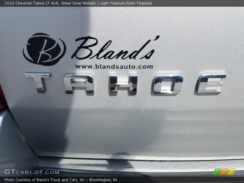 Sheer Silver Metallic / Light Titanium/Dark Titanium 2010 Chevrolet Tahoe LT 4x4