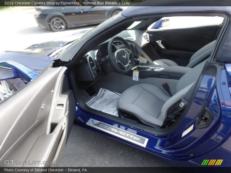 Front Seat of 2019 Corvette Stingray Convertible